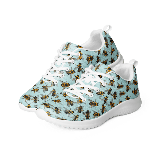 Honey Bee Design Ladies Athletic Sneakers/Trainers - US 5 to 12 - Mooving Merch