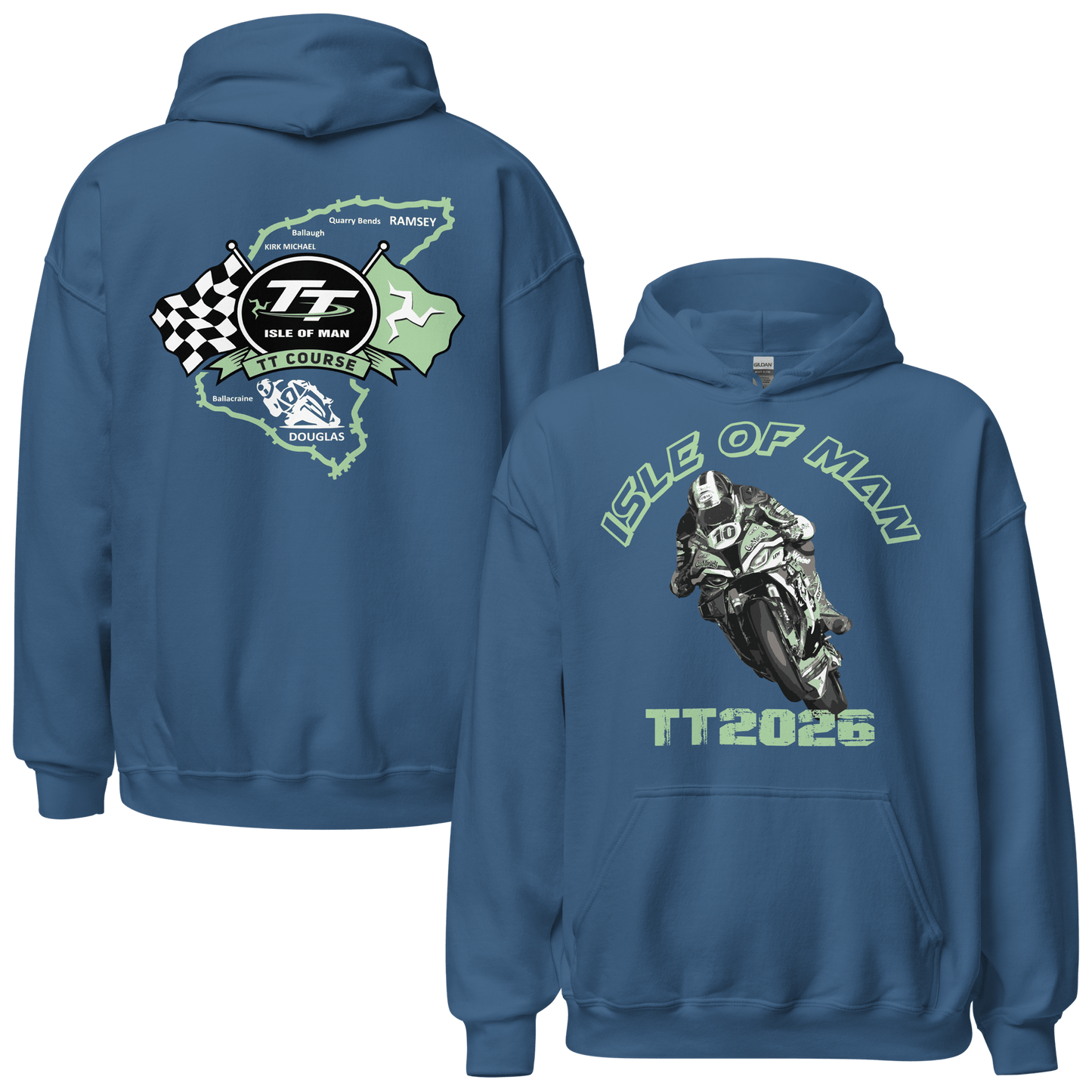 Isle of Man TT 2026 Hoodie - 10 Colours - Unisex - Mooving Merch