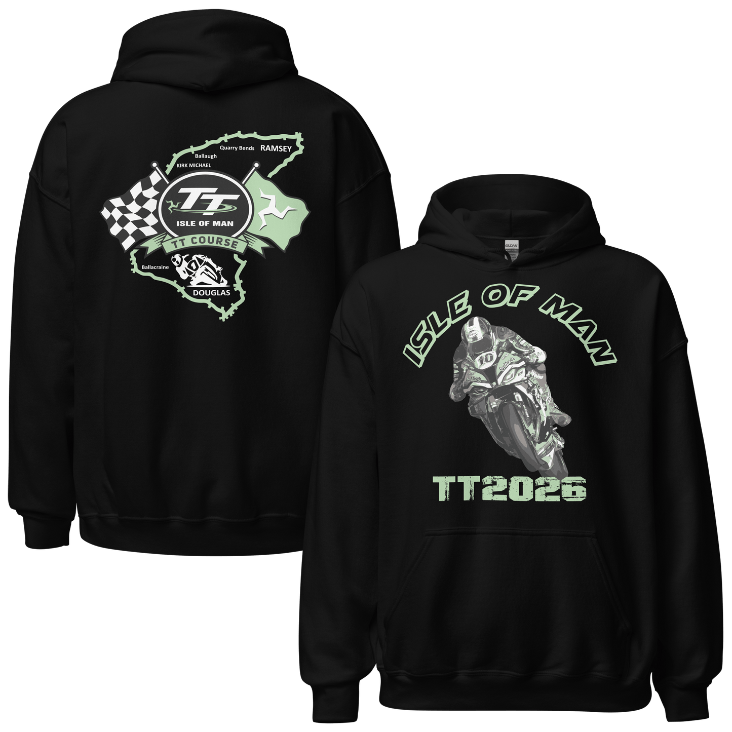 Isle of Man TT 2026 Hoodie - 10 Colours - Unisex - Mooving Merch