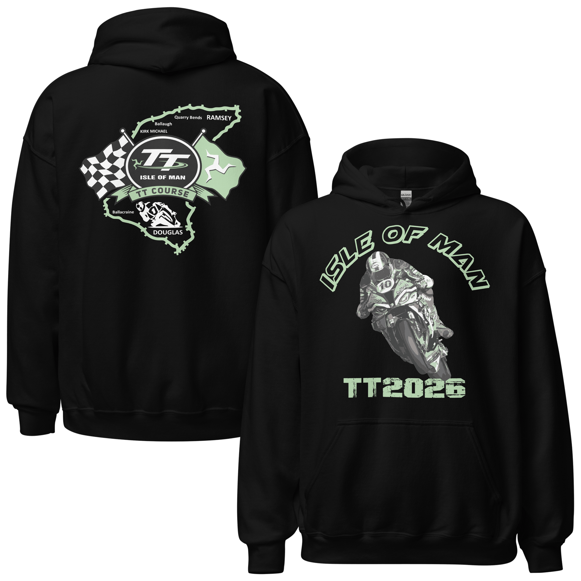 Isle of Man TT 2026 Hoodie - 10 Colours - Unisex - Mooving Merch