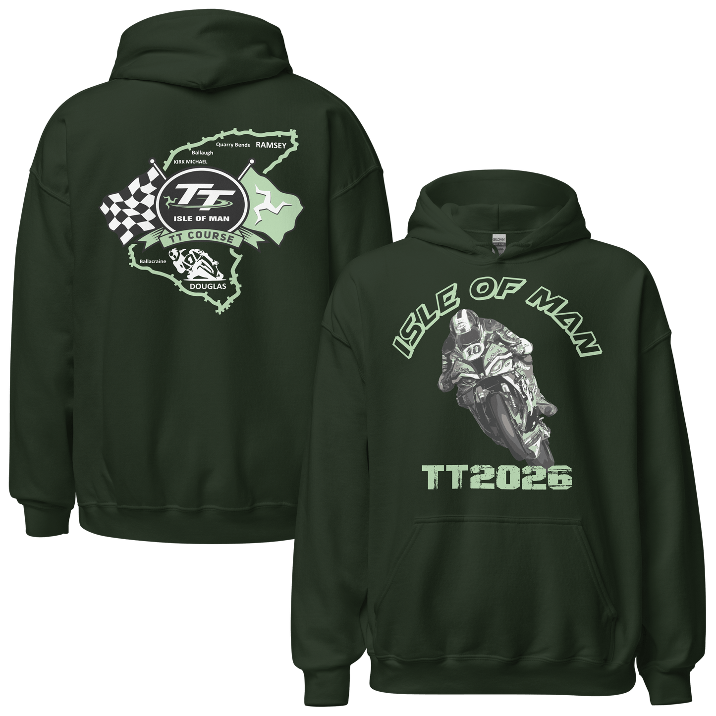 Isle of Man TT 2026 Hoodie - 10 Colours - Unisex - Mooving Merch
