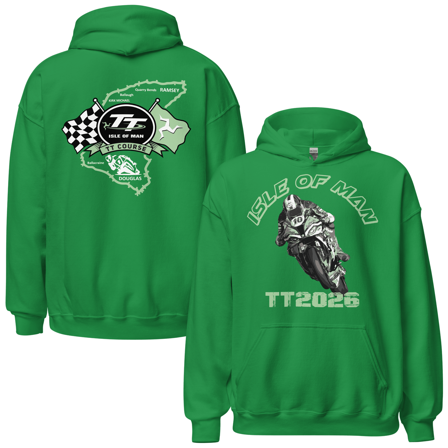 Isle of Man TT 2026 Hoodie - 10 Colours - Unisex - Mooving Merch