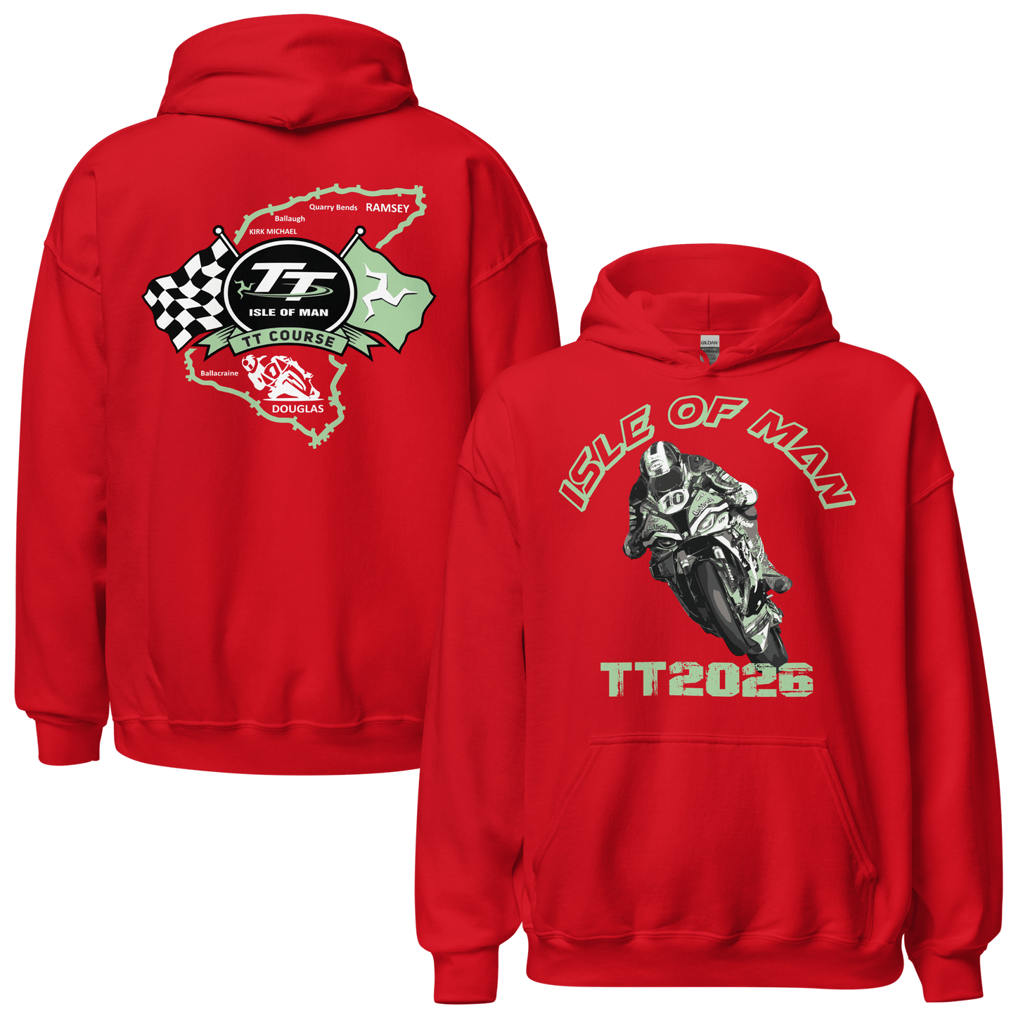 Isle of Man TT 2026 Hoodie - 10 Colours - Unisex - Mooving Merch