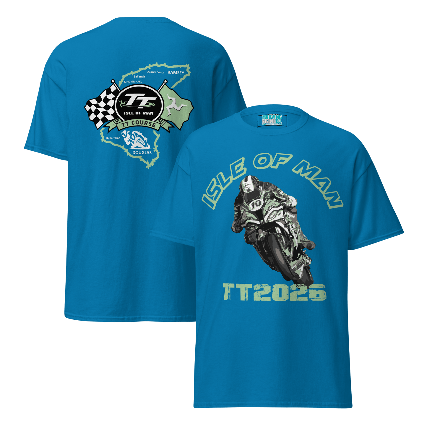 Isle of Man TT 2026 T-Shirt - 10 Colours - Unisex - Mooving Merch