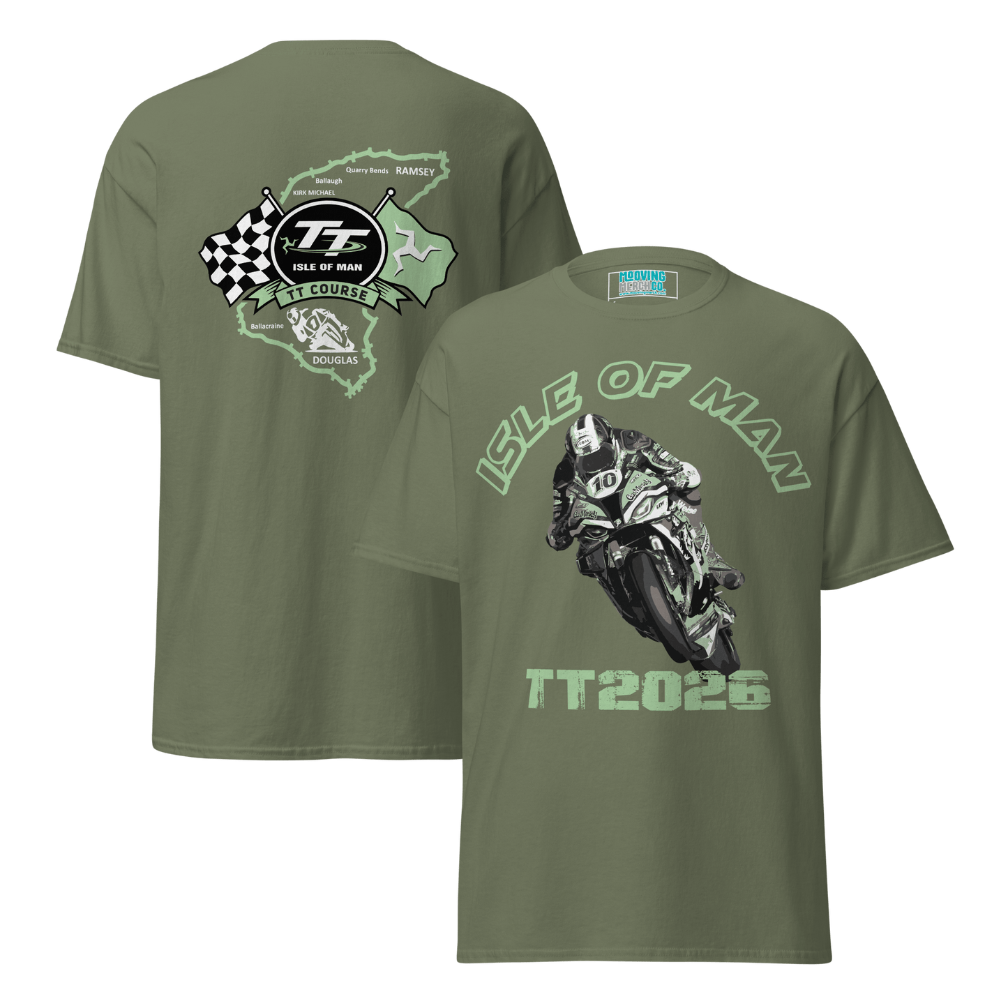 Isle of Man TT 2026 T-Shirt - 10 Colours - Unisex - Mooving Merch