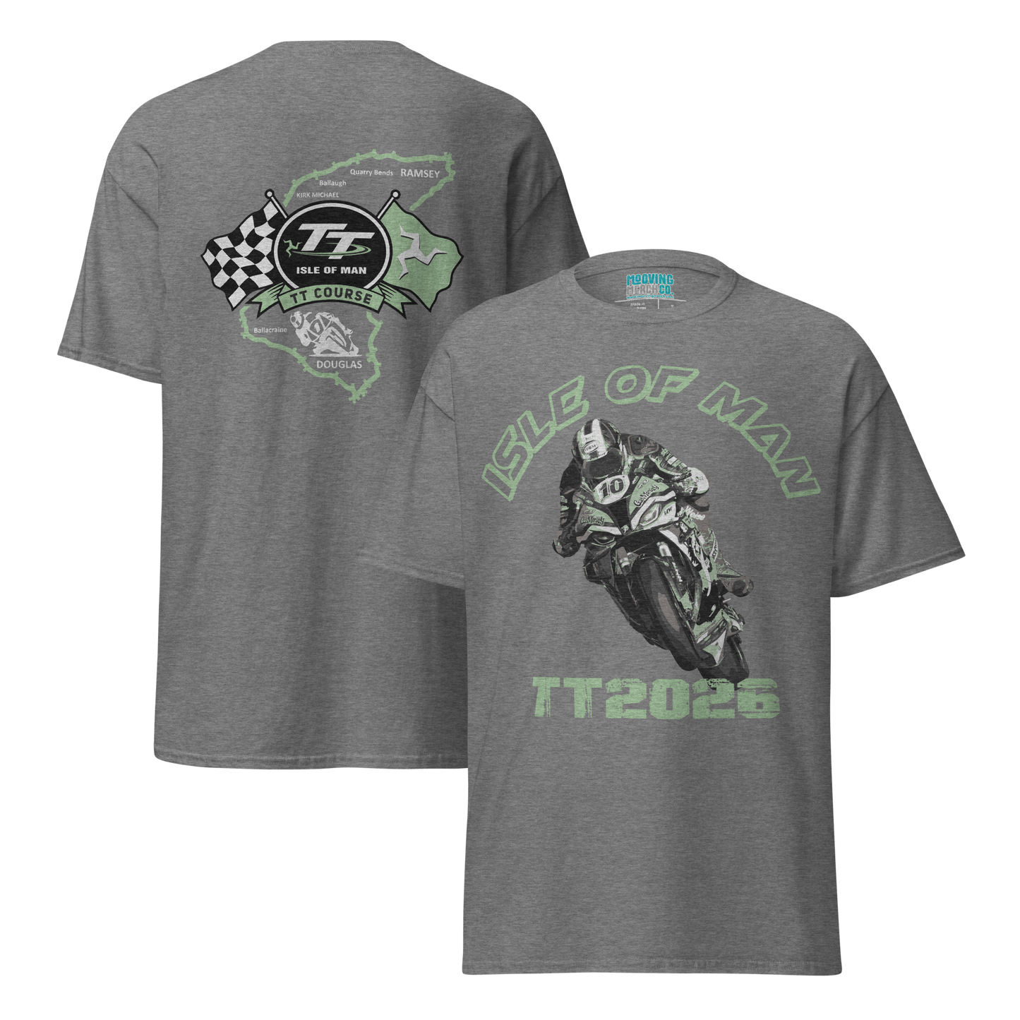 Isle of Man TT 2026 T-Shirt - 10 Colours - Unisex - Mooving Merch