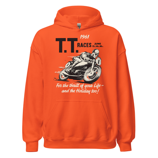 Isle of Man TT Retro Vintage Hoodie - 8 Cols - Unisex - Mooving Merch