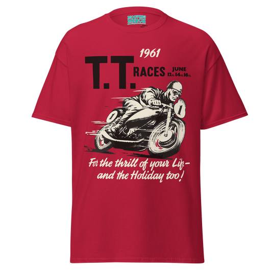 Isle of Man TT Retro Vintage T-Shirt - 14 Colours - Unisex - Mooving Merch