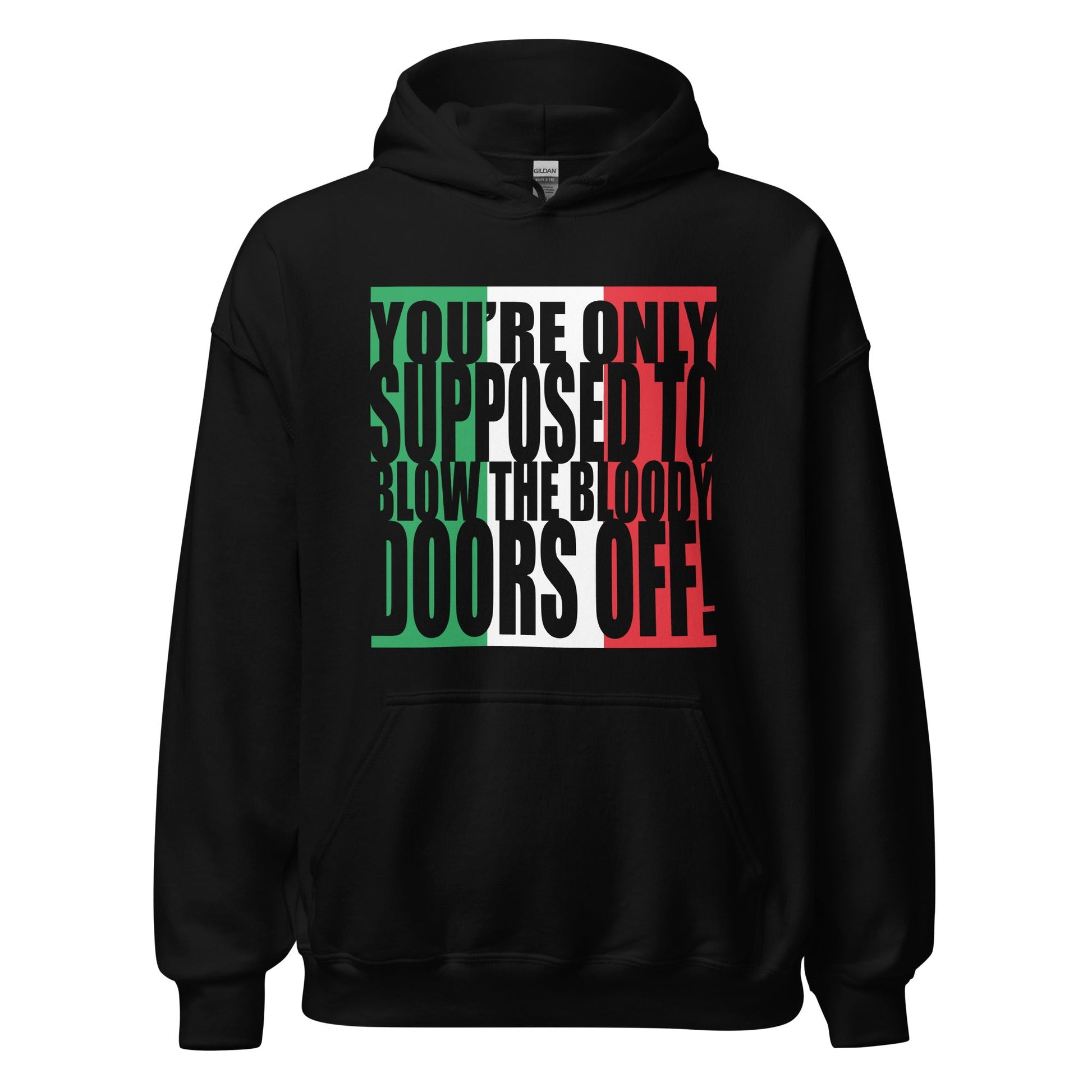 Italian Job Michael Caine Quote Classic Movie Hoodie – Mooving Merch, image size:1946x1946