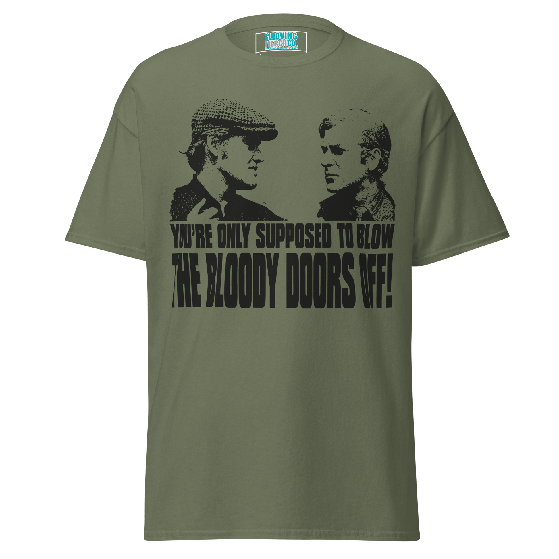 Italian Job Michael Caine Classic Movie T-Shirt - Unisex – Mooving Merch, image size:1946x1946