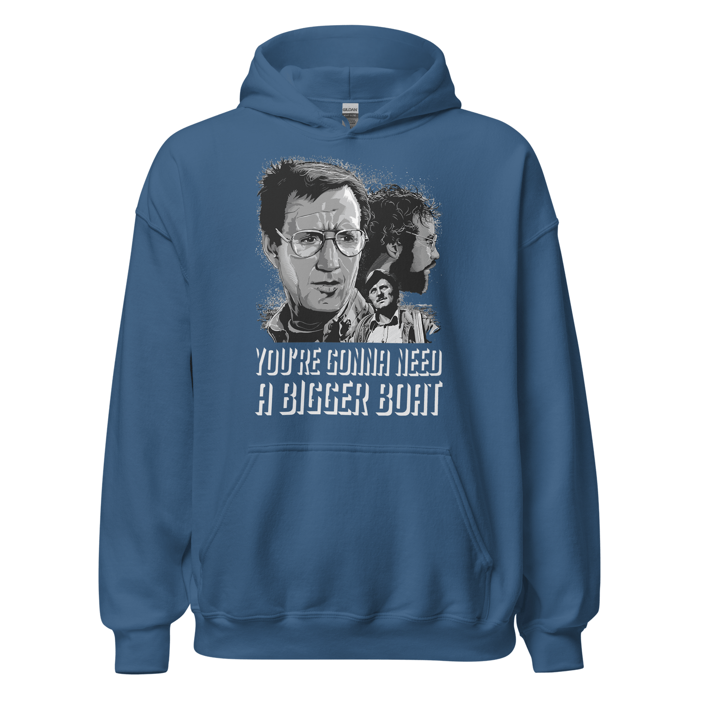 Jaws Movie Quote Printed Unisex Hoodie - 9 Colours - S to 5XL - Mooving Merch