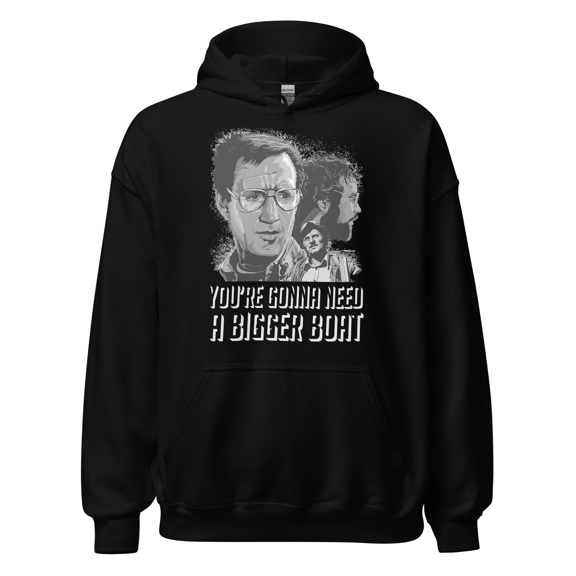 Jaws Movie Quote Printed Unisex Hoodie - 9 Colours - S to 5XL - Mooving Merch