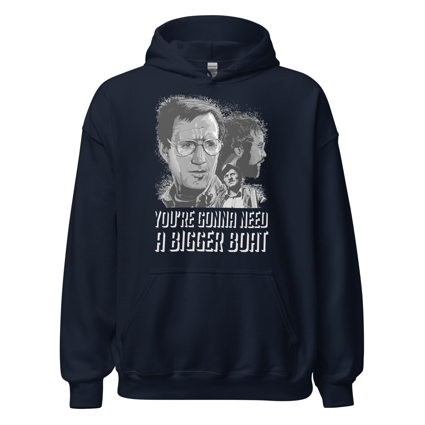 Jaws Movie Quote Printed Unisex Hoodie - 9 Colours - S to 5XL - Mooving Merch