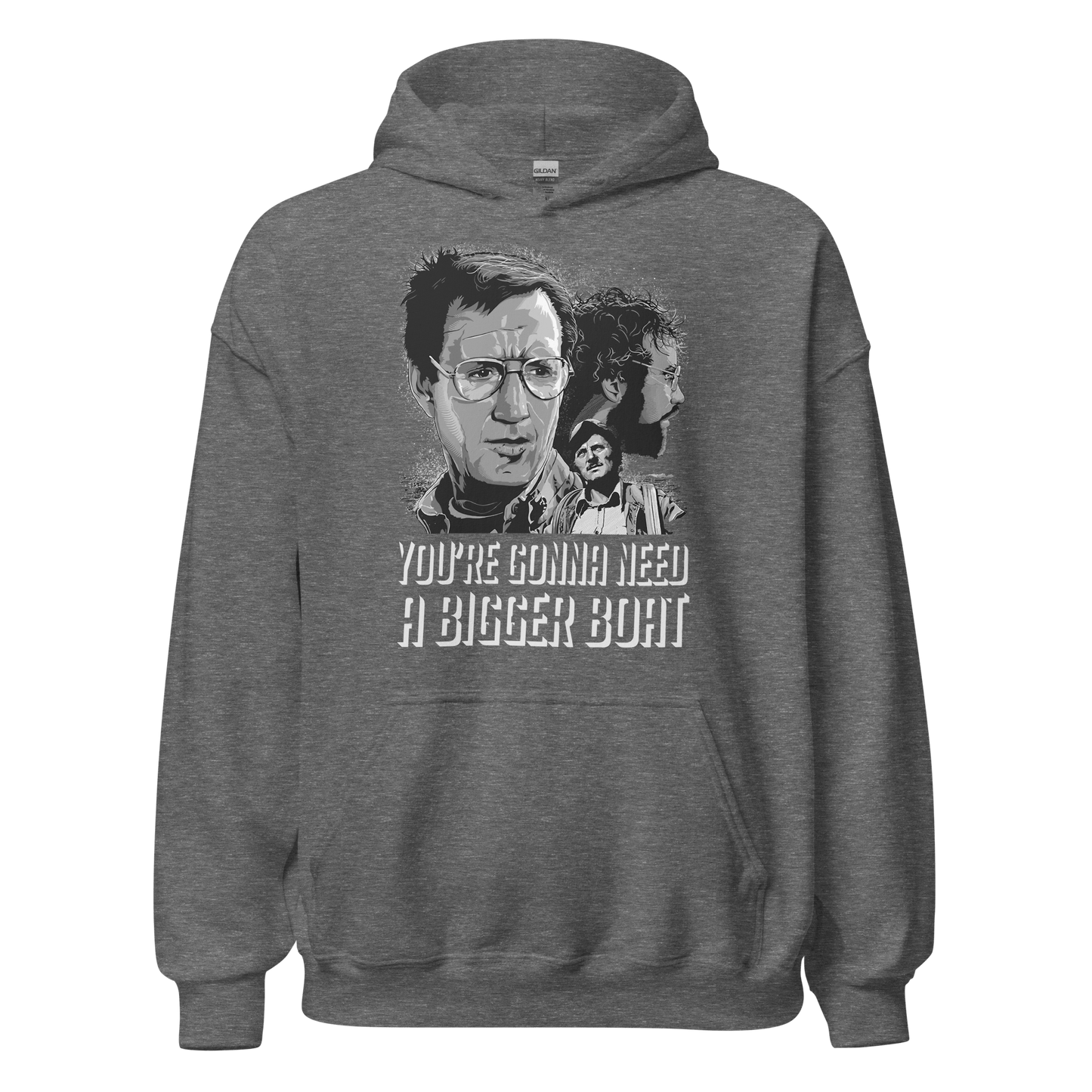 Jaws Movie Quote Printed Unisex Hoodie - 9 Colours - S to 5XL - Mooving Merch