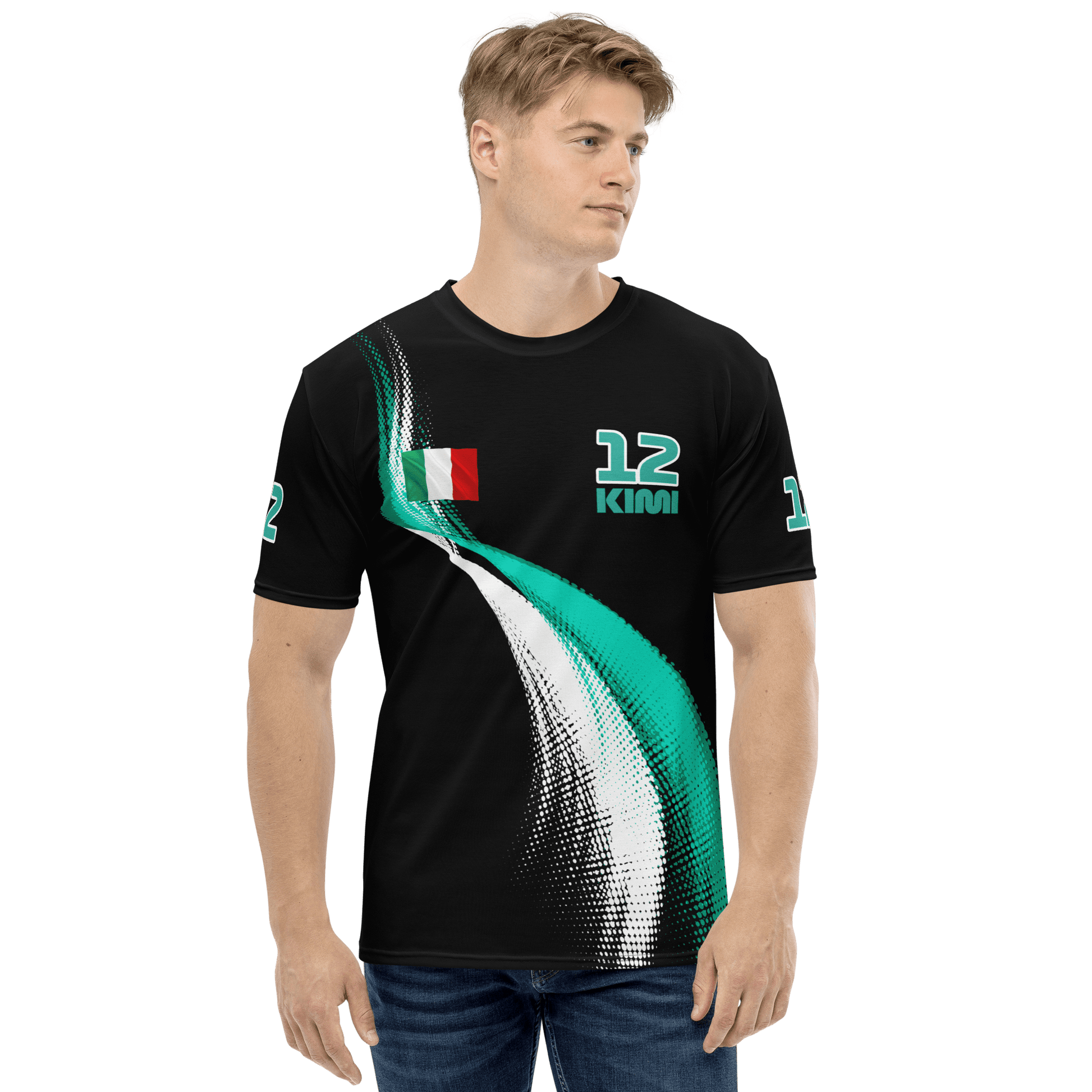 Kimi Antonelli 12 AMG Mercedes F1 Team T-Shirt - Men's - Mooving Merch