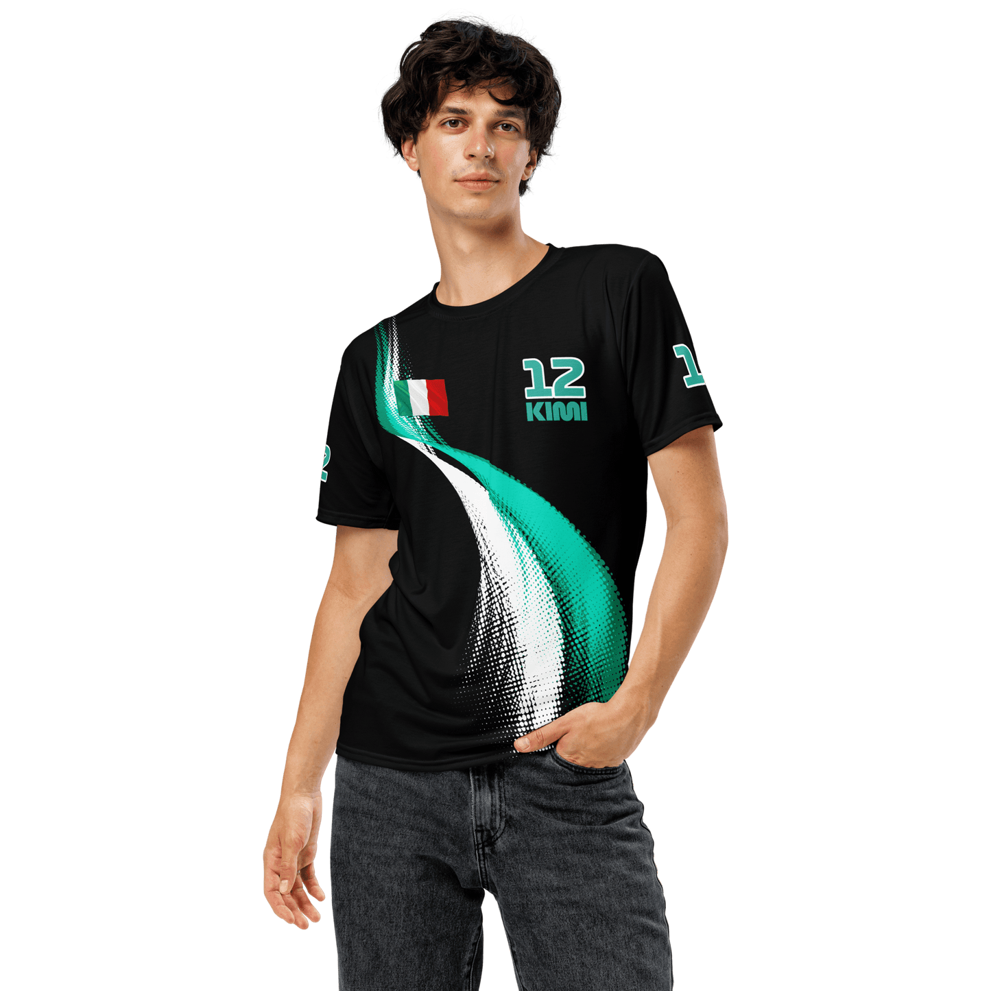 Kimi Antonelli 12 AMG Mercedes F1 Team T-Shirt - Men's - Mooving Merch