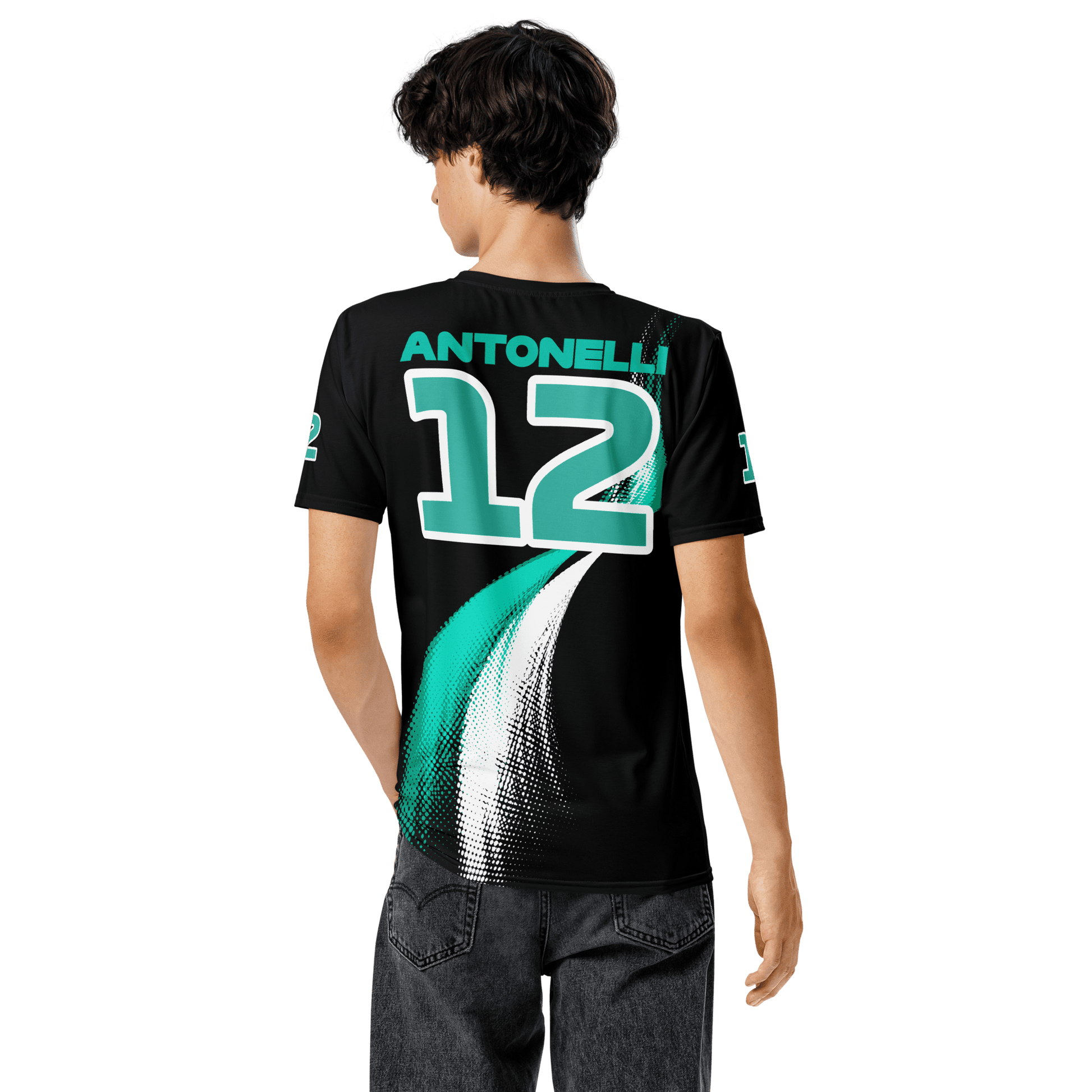 Kimi Antonelli 12 AMG Mercedes F1 Team T-Shirt - Men's - Mooving Merch