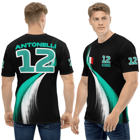 Kimi Antonelli 12 AMG Mercedes F1 Team T-Shirt - Men's - Mooving Merch