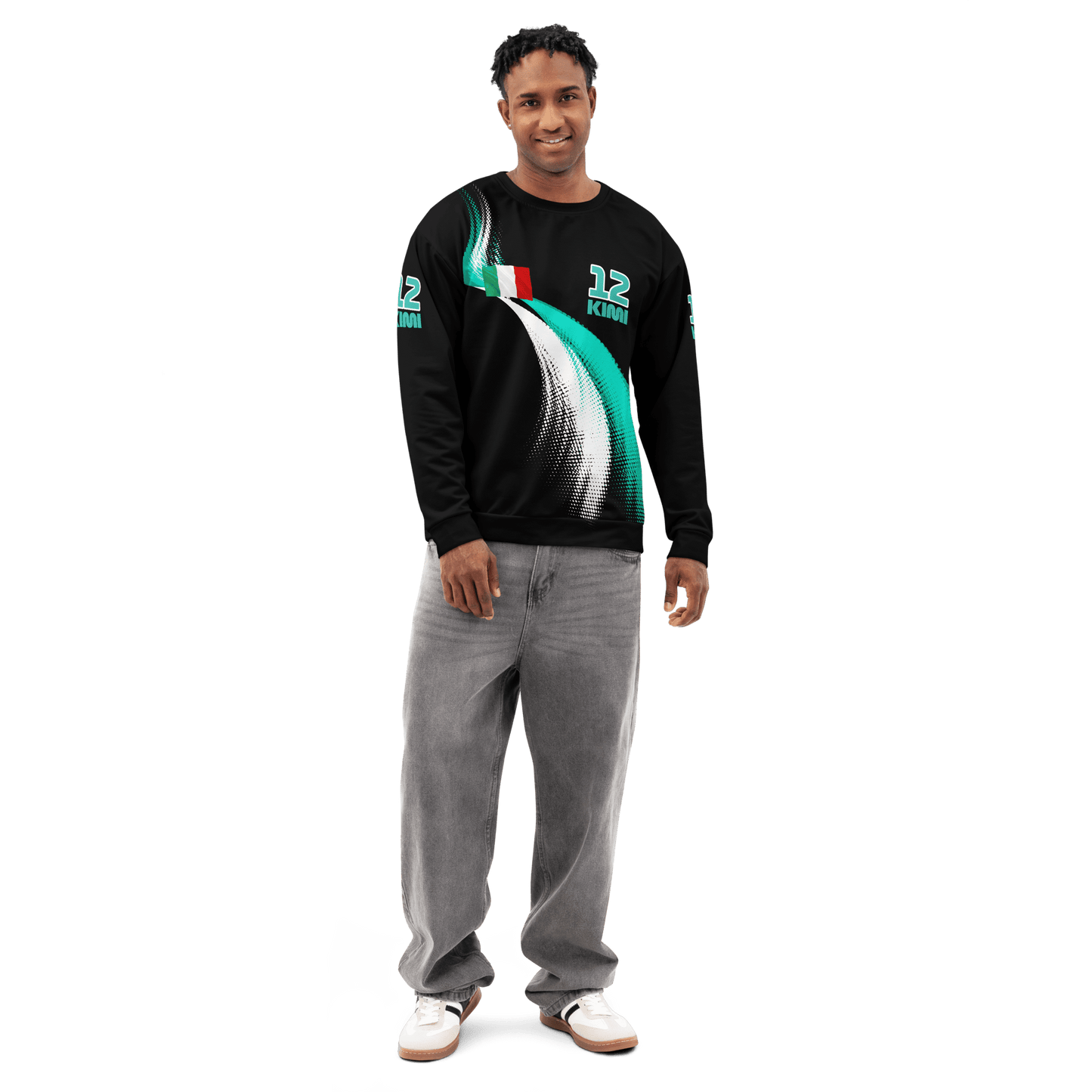 Kimi Antonelli 12 Formula One Racing Cotton Sweatshirt - Unisex - Mooving Merch