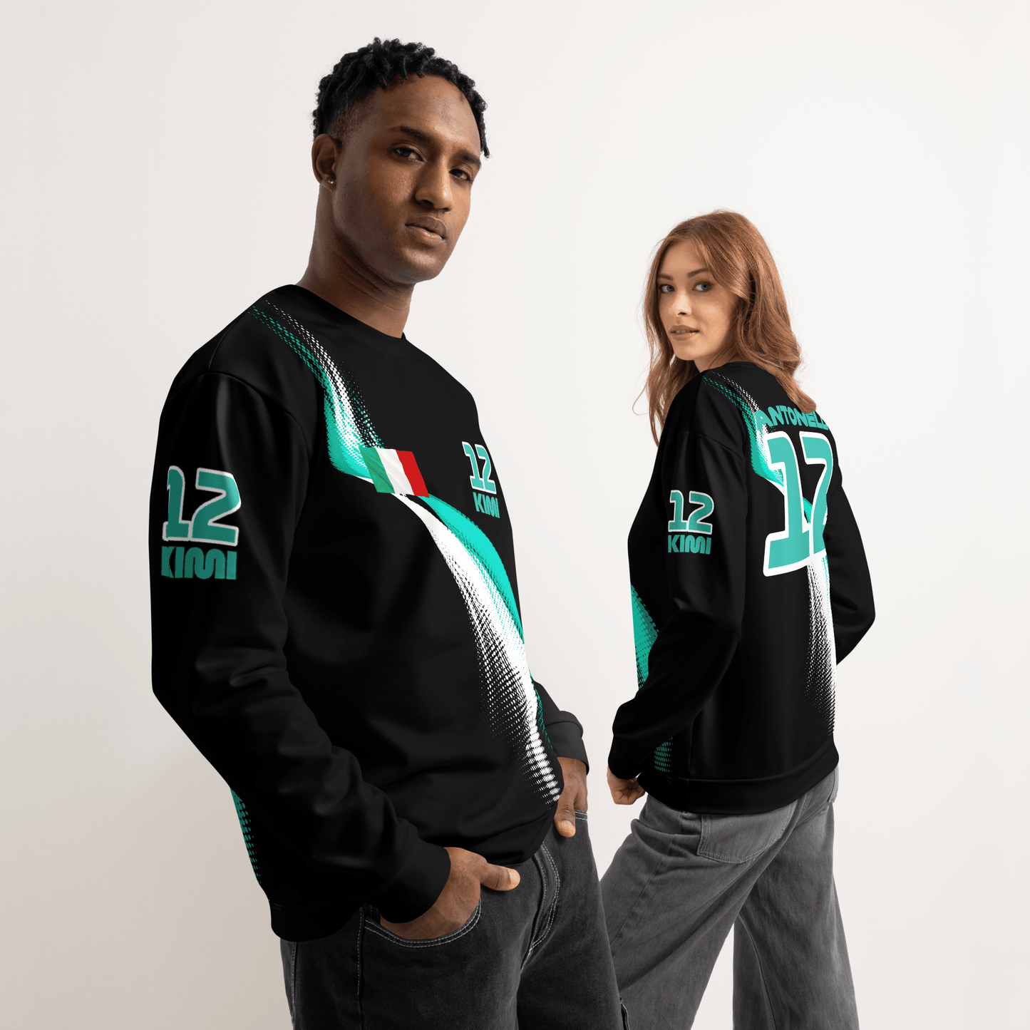Kimi Antonelli 12 Formula One Racing Cotton Sweatshirt - Unisex - Mooving Merch
