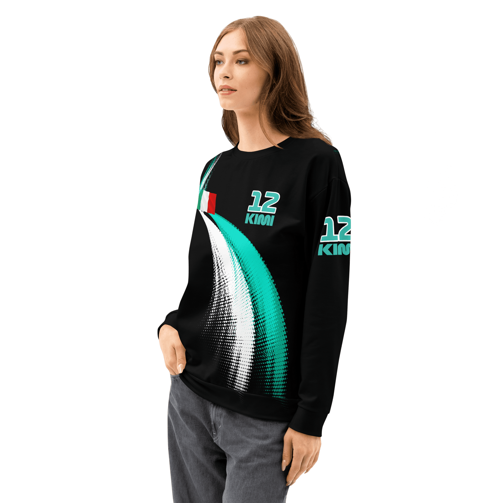Kimi Antonelli 12 Formula One Racing Cotton Sweatshirt - Unisex - Mooving Merch