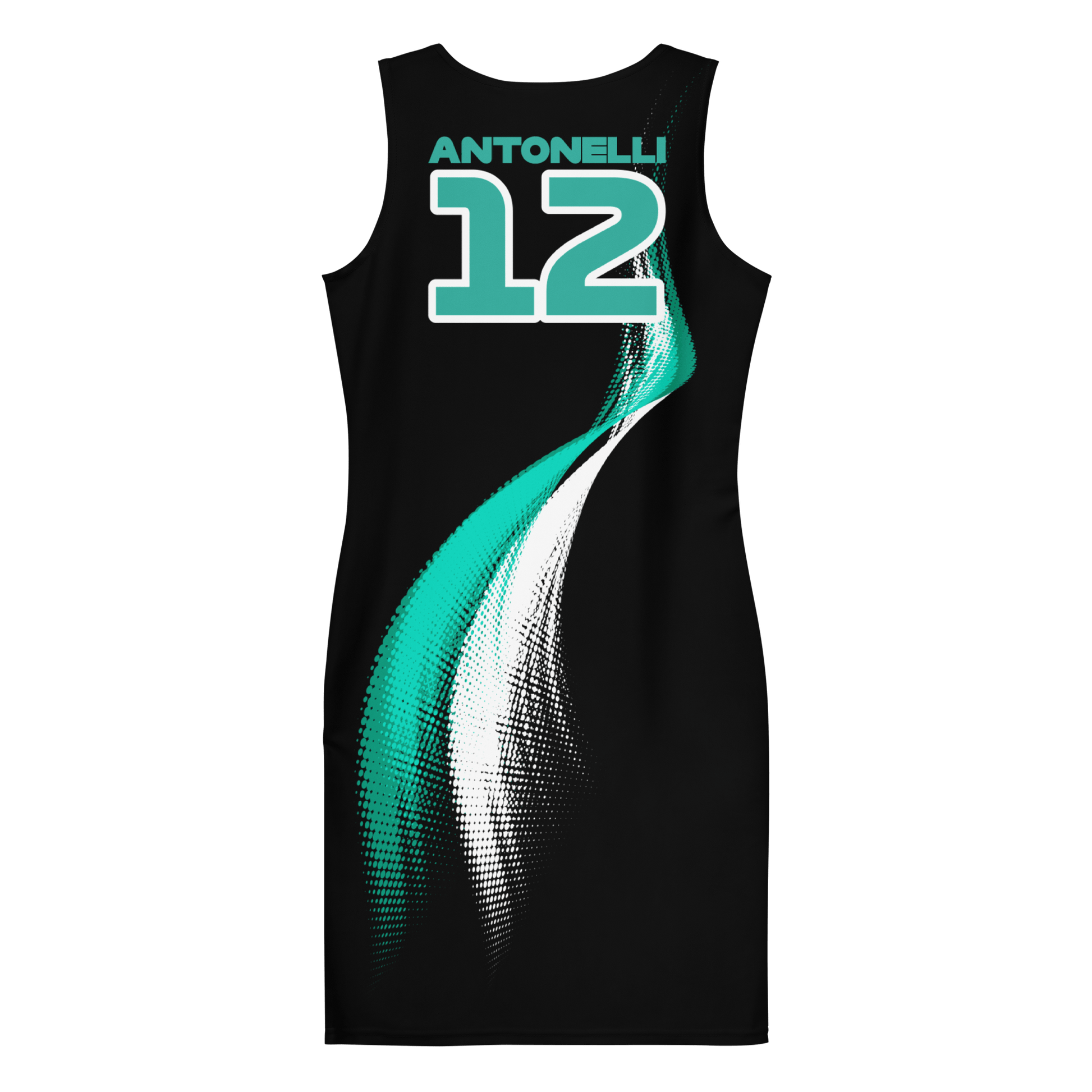 Kimi Antonelli 12 Formula Racing Team Bodycon Dress - Mooving Merch