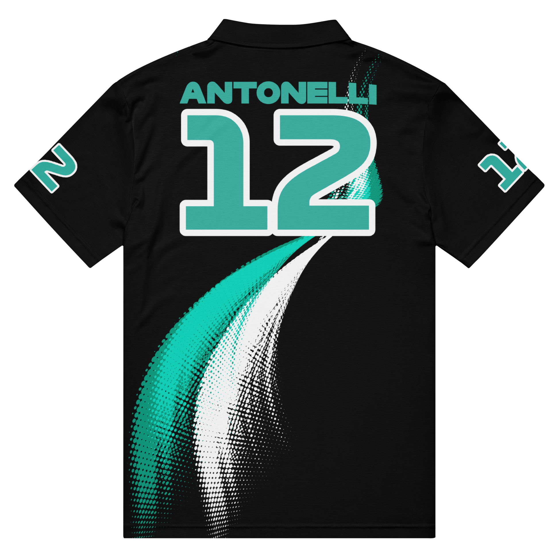 Kimi Antonelli 12 Racing Polo Shirt - Men's - Mooving Merch