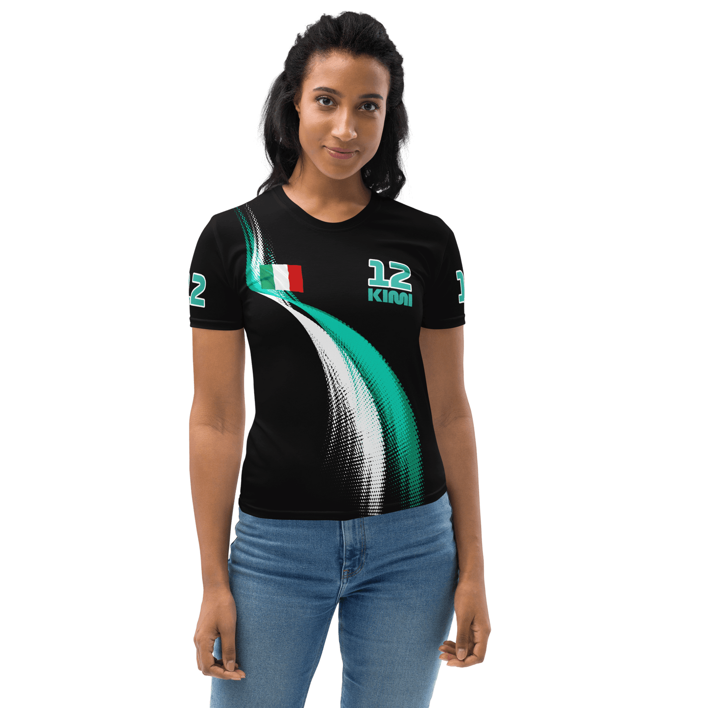 Kimi Antonelli 12 Racing Team Cotton T-Shirt - Ladies - Mooving Merch