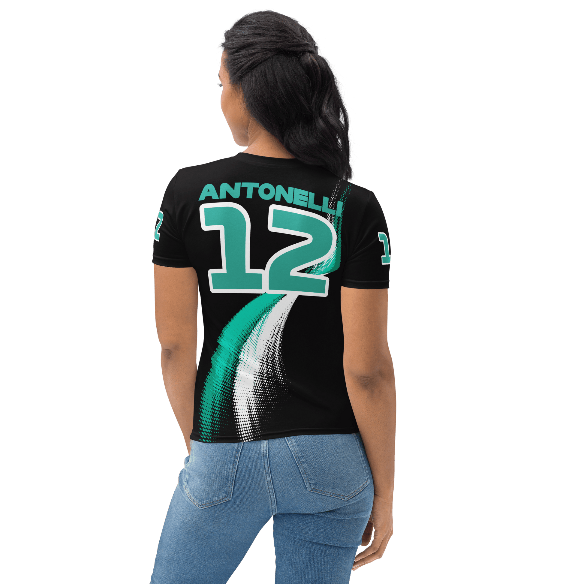 Kimi Antonelli 12 Racing Team Cotton T-Shirt - Ladies - Mooving Merch