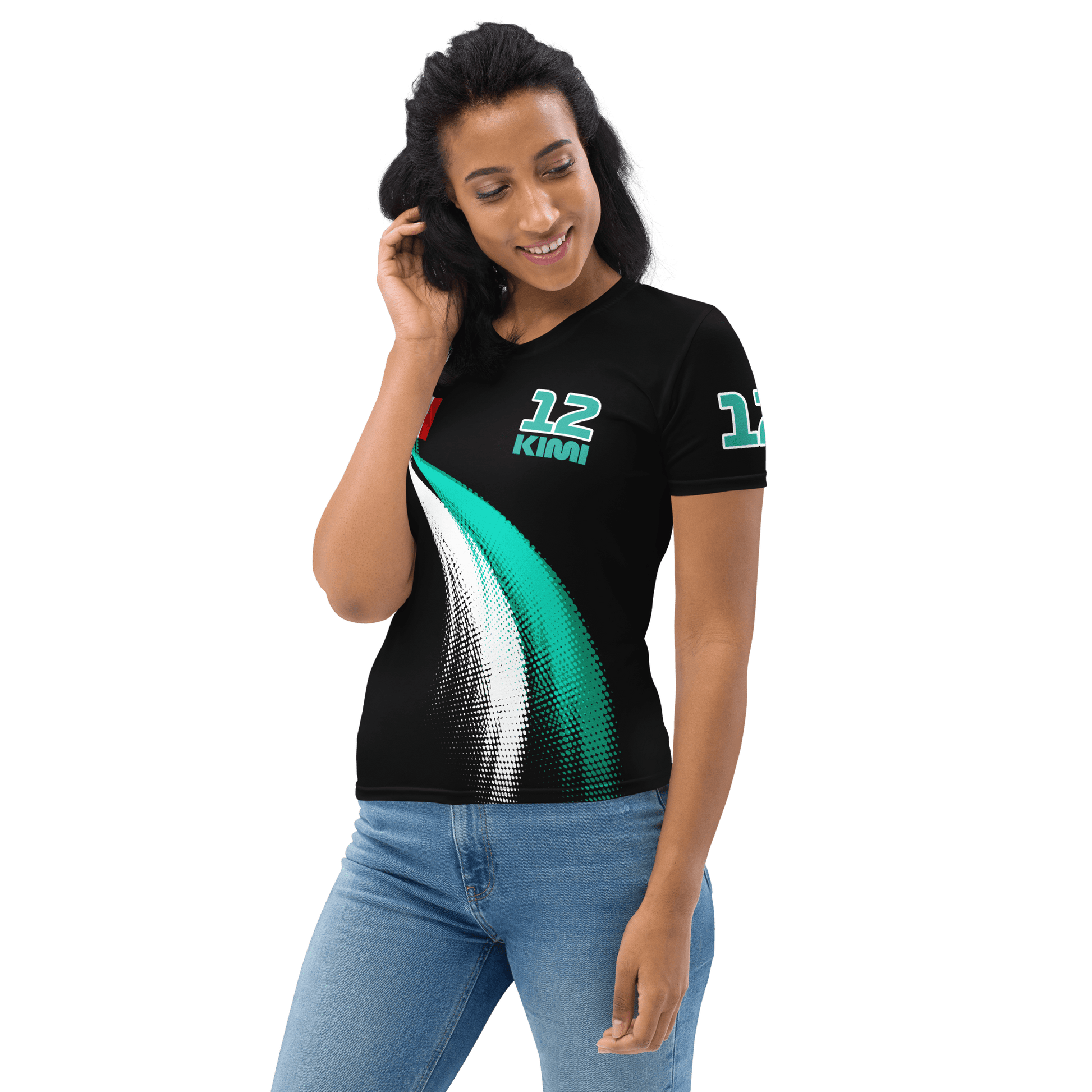 Kimi Antonelli 12 Racing Team Cotton T-Shirt - Ladies - Mooving Merch