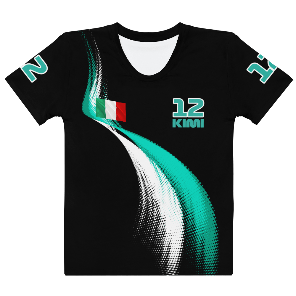 Kimi Antonelli 12 Racing Team Cotton T-Shirt - Ladies - Mooving Merch