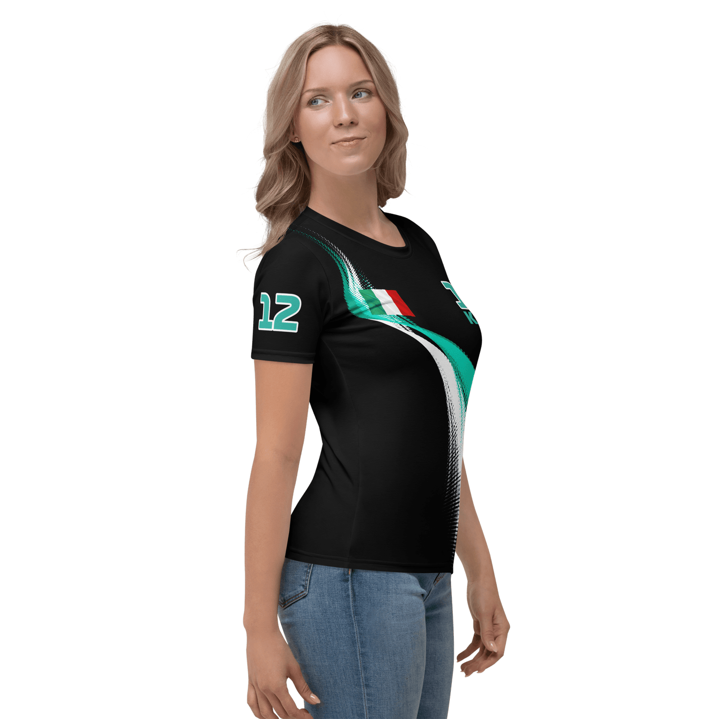 Kimi Antonelli 12 Racing Team Cotton T-Shirt - Ladies - Mooving Merch