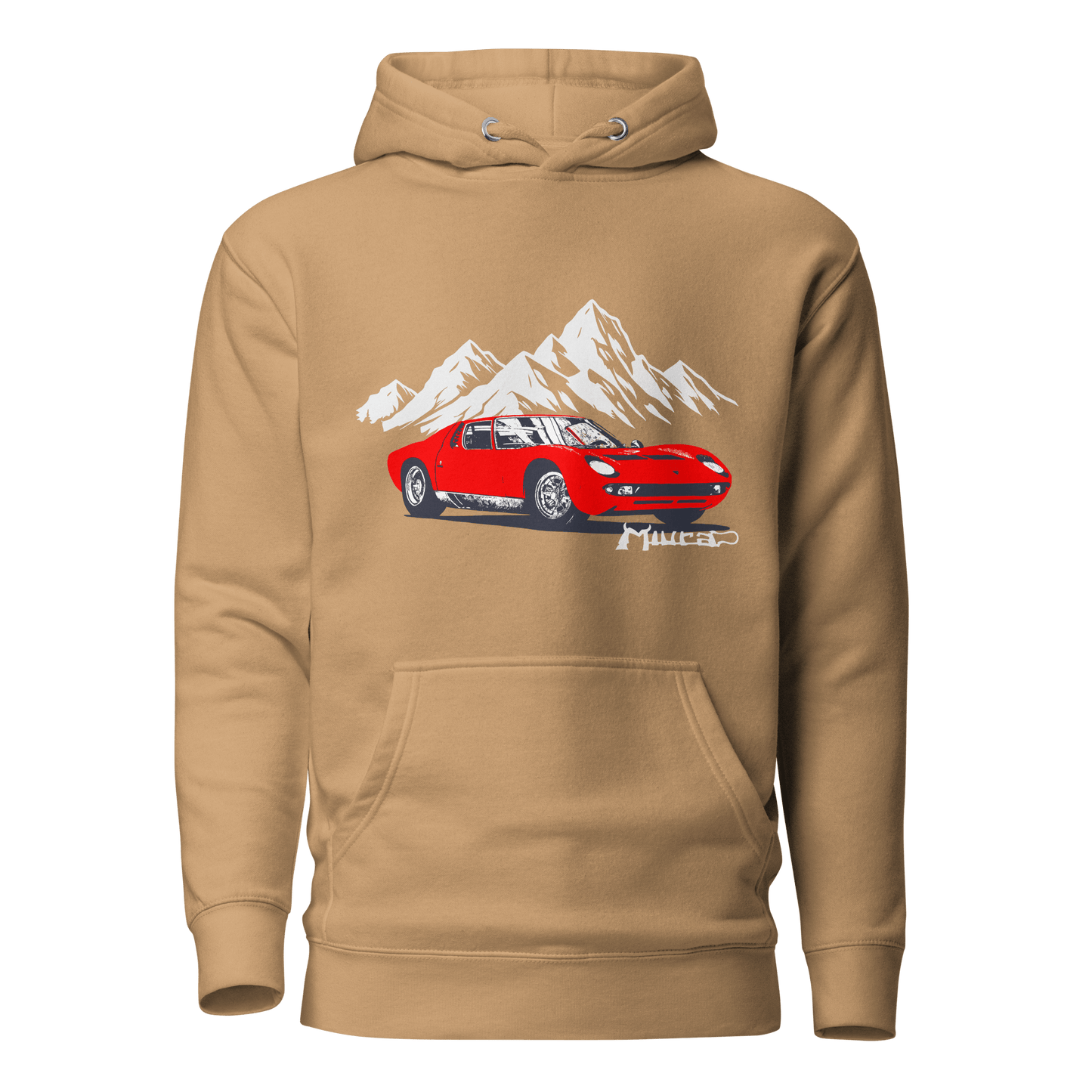 Lamborghini Miura SV Retro Designer Hoodie - Unisex - Mooving Merch