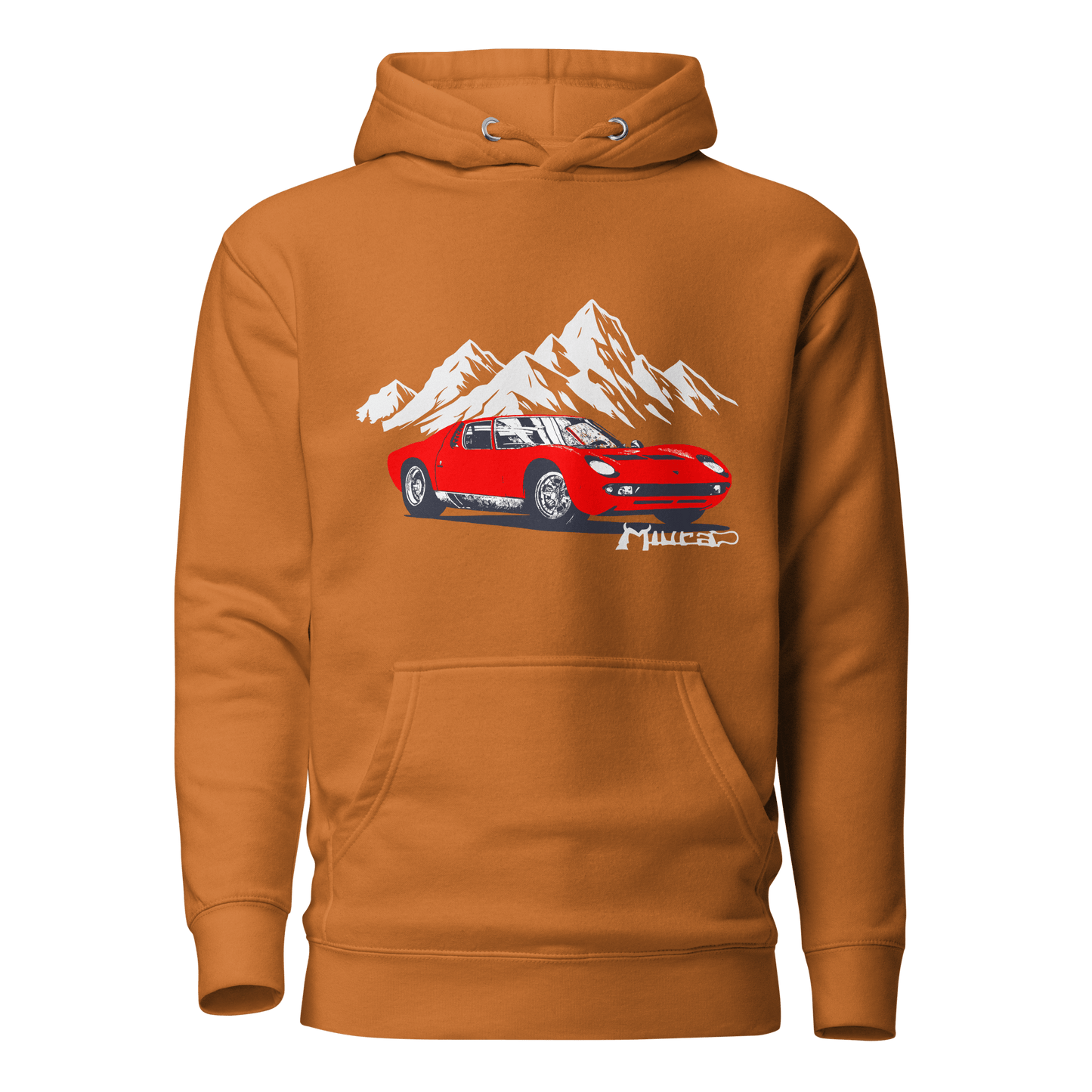 Lamborghini Miura SV Retro Designer Hoodie - Unisex - Mooving Merch