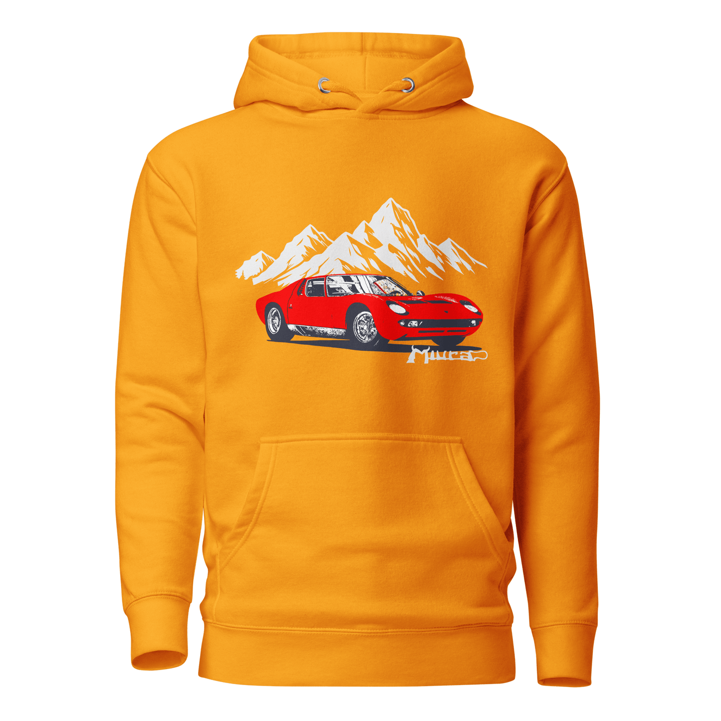 Lamborghini Miura SV Retro Designer Hoodie - Unisex - Mooving Merch