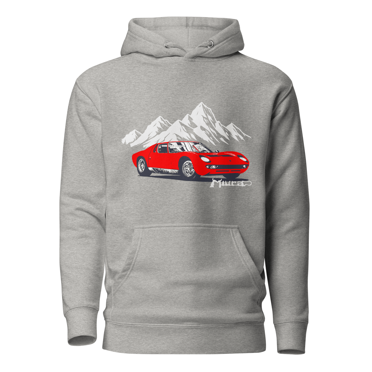 Lamborghini Miura SV Retro Designer Hoodie - Unisex - Mooving Merch