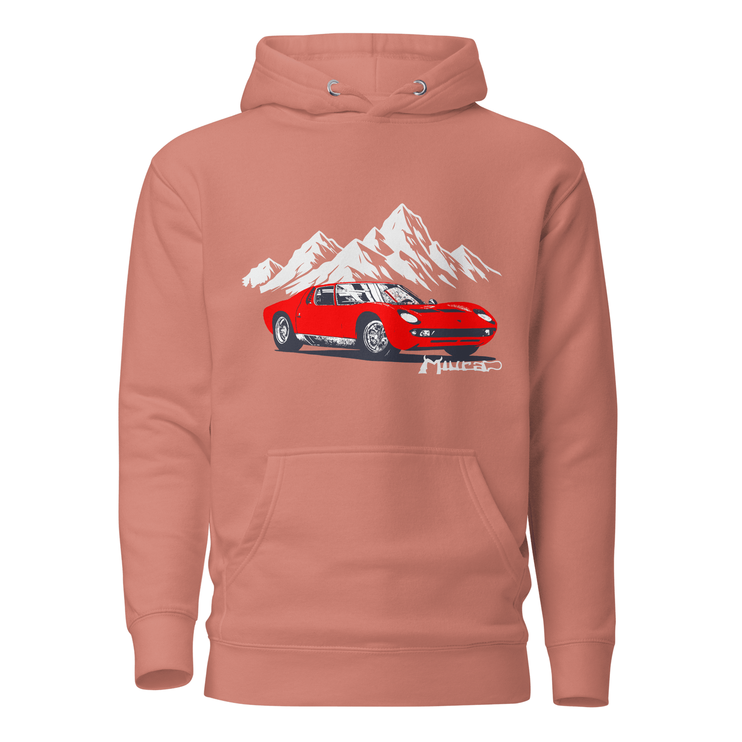 Lamborghini Miura SV Retro Designer Hoodie - Unisex - Mooving Merch