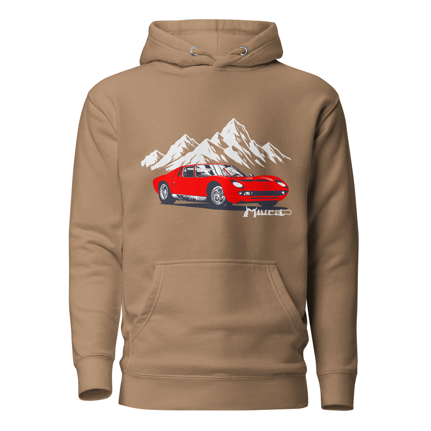 Lamborghini Miura SV Retro Designer Hoodie - Unisex - Mooving Merch