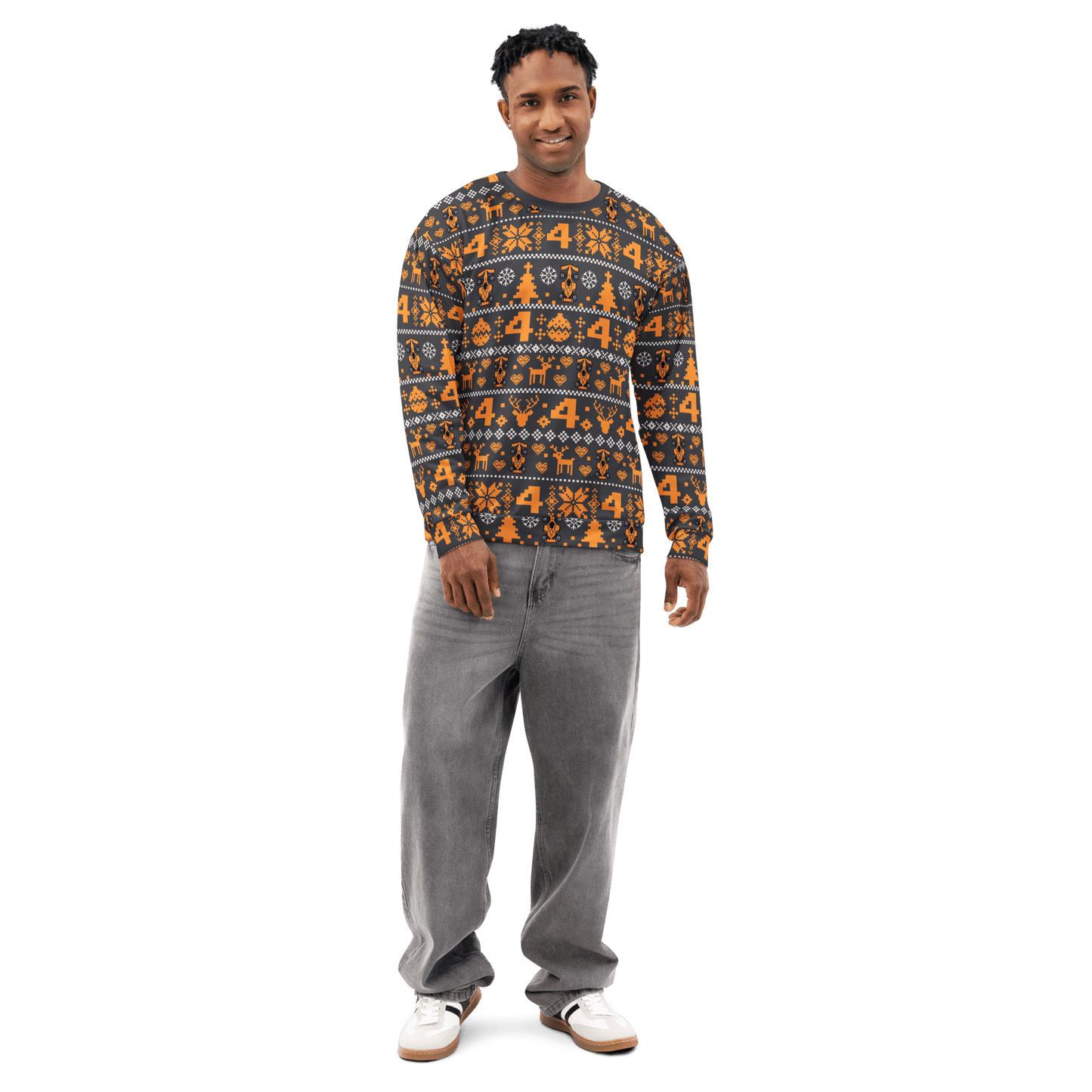 Lando Norris 4 Formula Racing Christmas Sweatshirt - Unisex - Mooving Merch