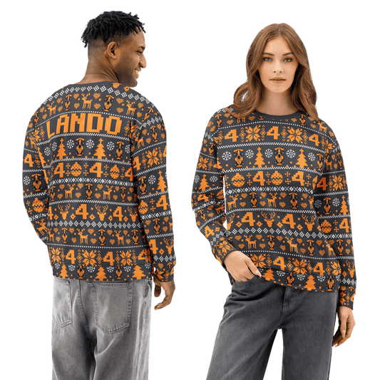 Lando Norris 4 Formula Racing Christmas Sweatshirt - Unisex - Mooving Merch
