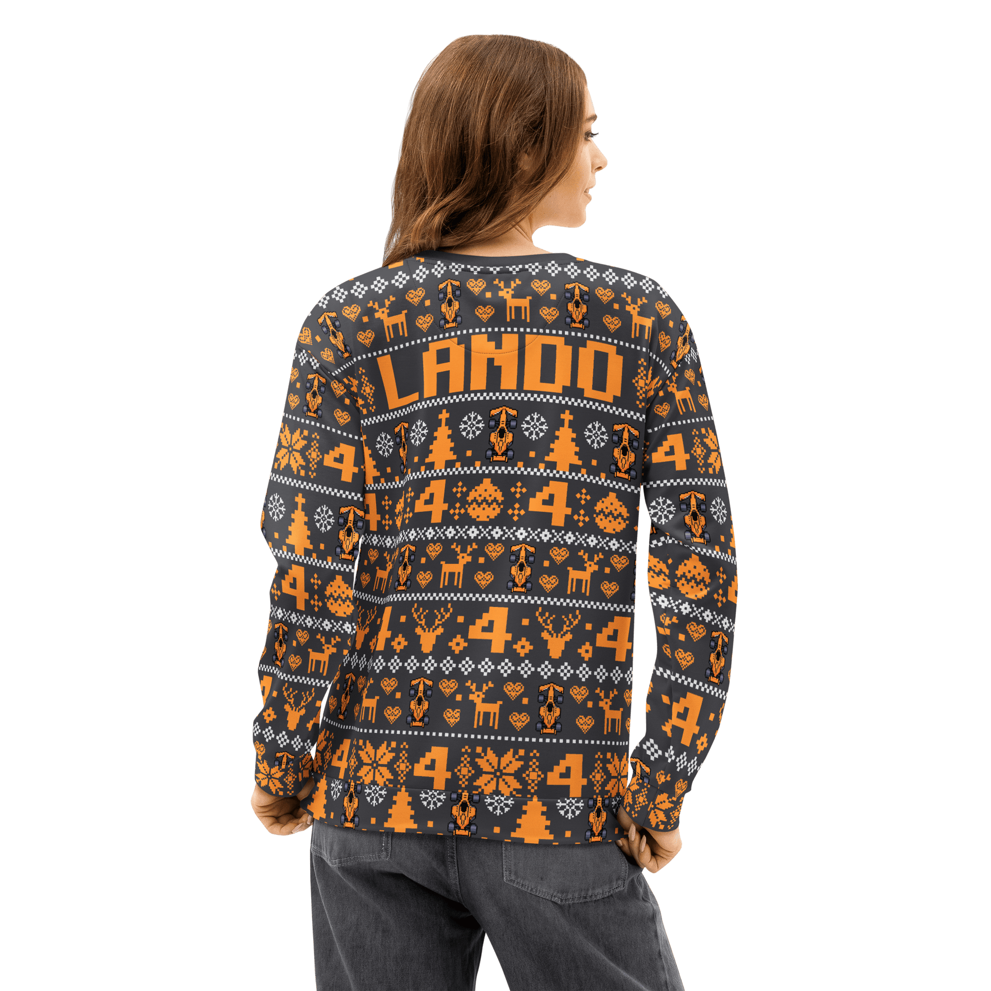 Lando Norris 4 Formula Racing Christmas Sweatshirt - Unisex - Mooving Merch