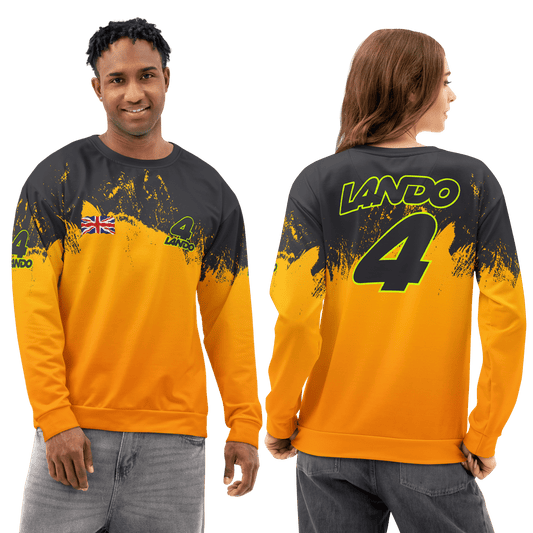 Lando Norris 4 Formula Racing Team COTTON Sweatshirt - Unisex - Mooving Merch