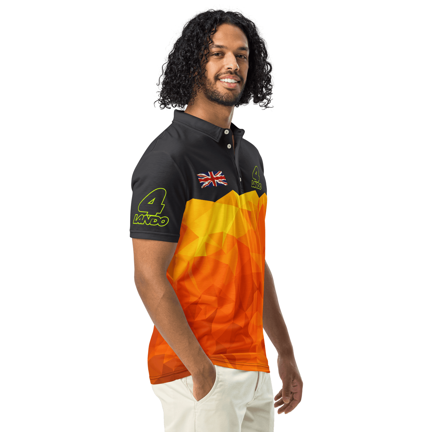 Lando Norris 4 Formula Racing Team Polo Shirt - Men's - Mooving Merch