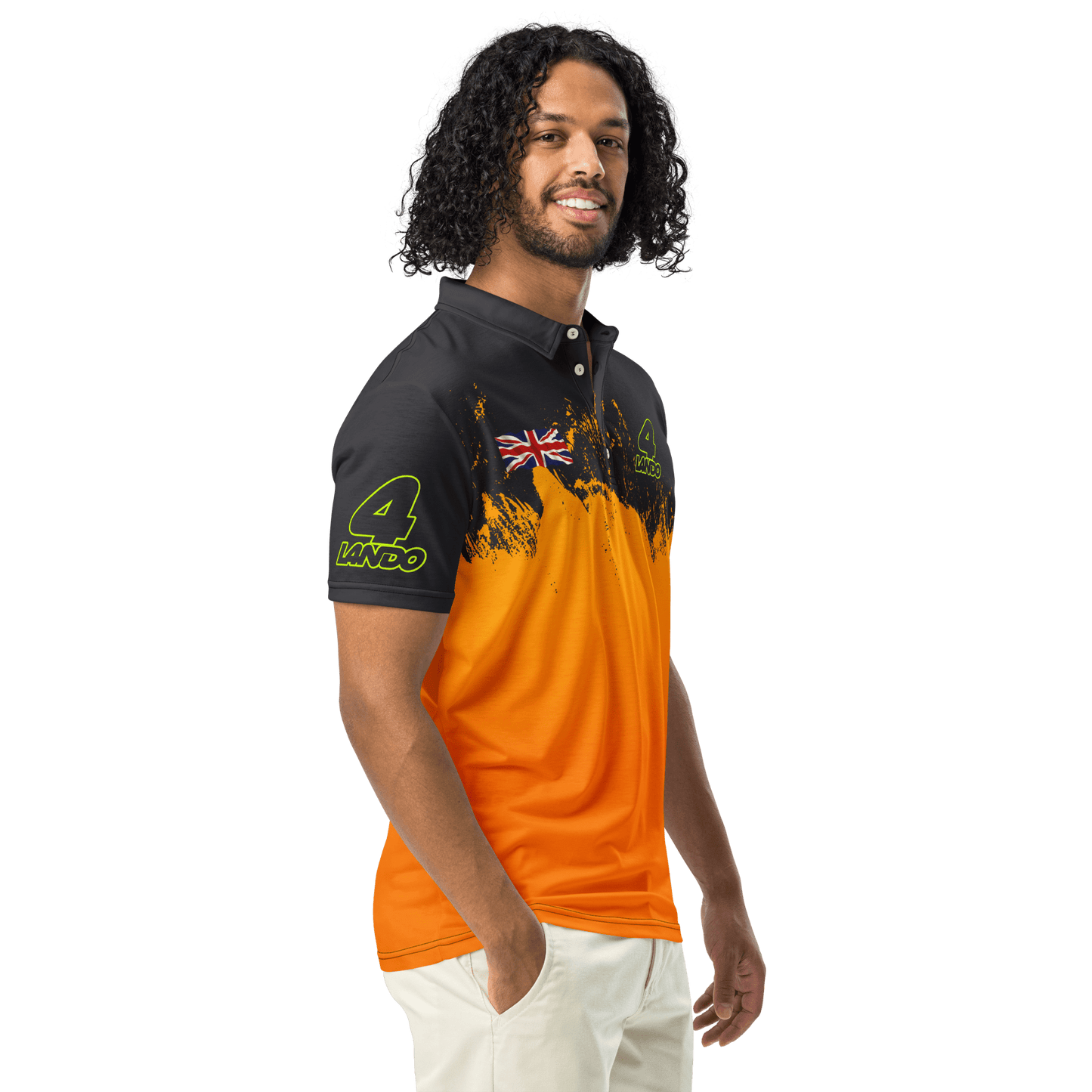 Lando Norris 4 Formula Racing Team Polo Shirt - Men's - Mooving Merch