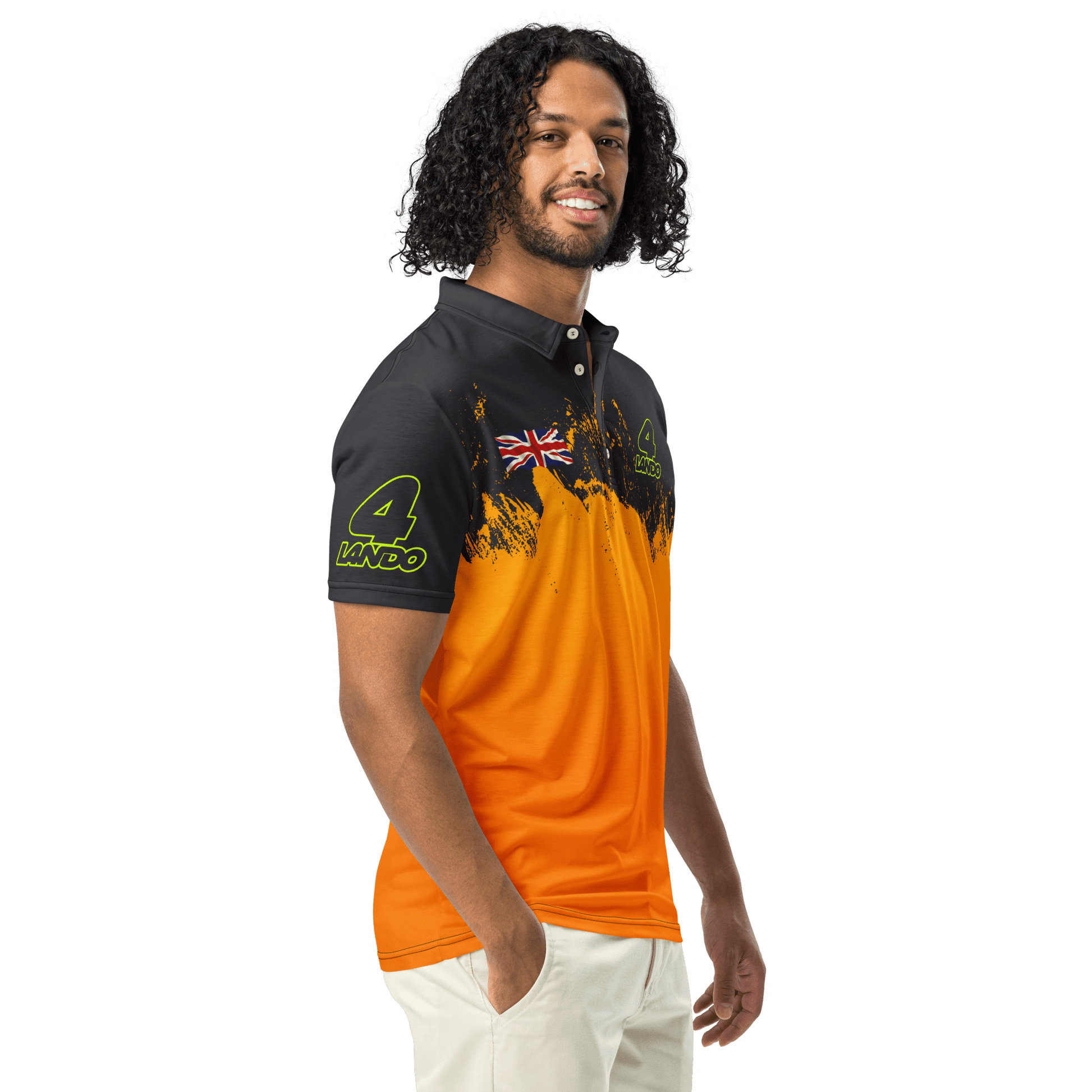 Lando Norris 4 Formula Racing Team Polo Shirt - Men's - Mooving Merch
