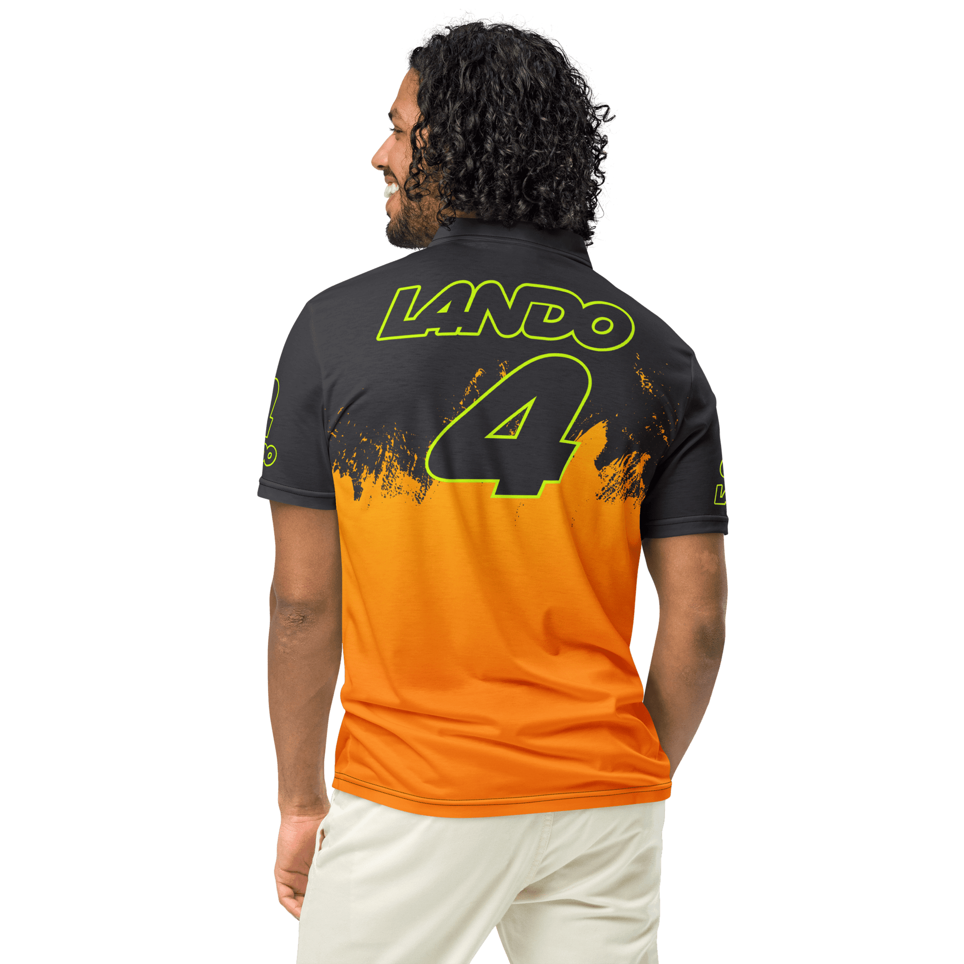 Lando Norris 4 Formula Racing Team Polo Shirt - Men's - Mooving Merch