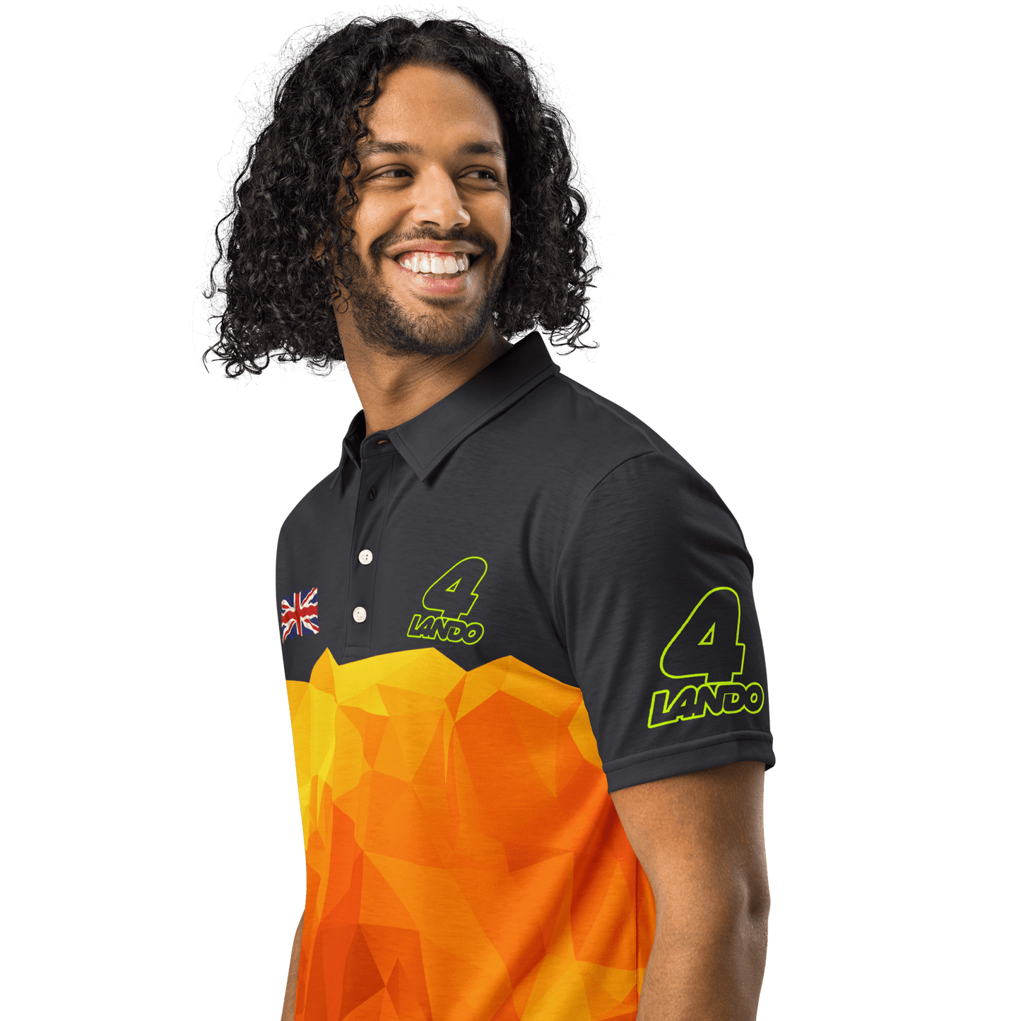 Lando Norris 4 Formula Racing Team Polo Shirt - Men's - Mooving Merch
