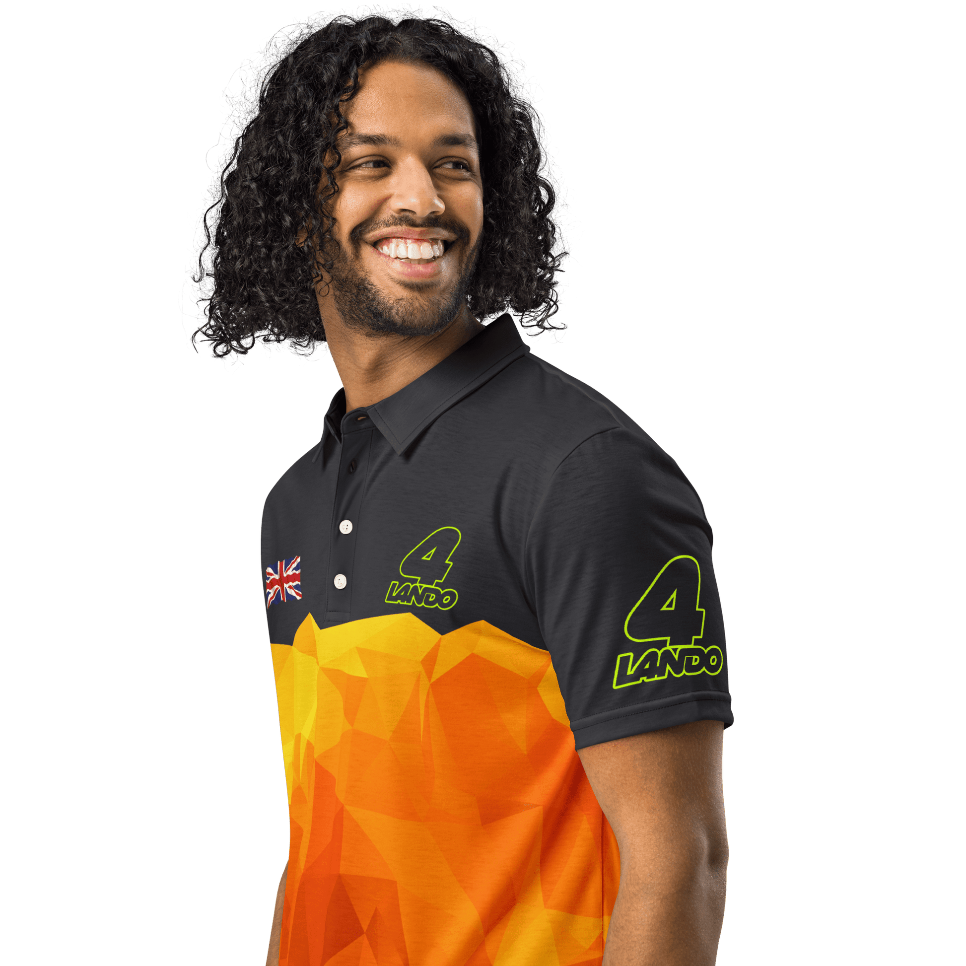 Lando Norris 4 Formula Racing Team Polo Shirt - Men's - Mooving Merch