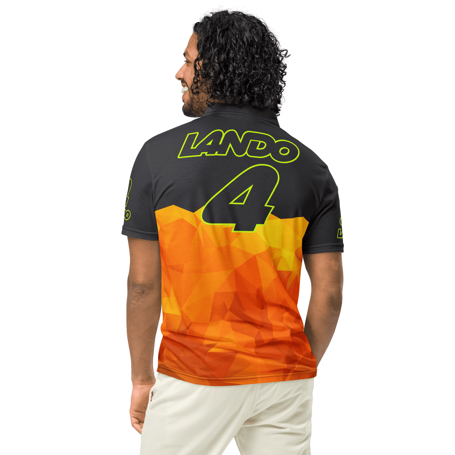 Lando Norris 4 Formula Racing Team Polo Shirt - Men's - Mooving Merch