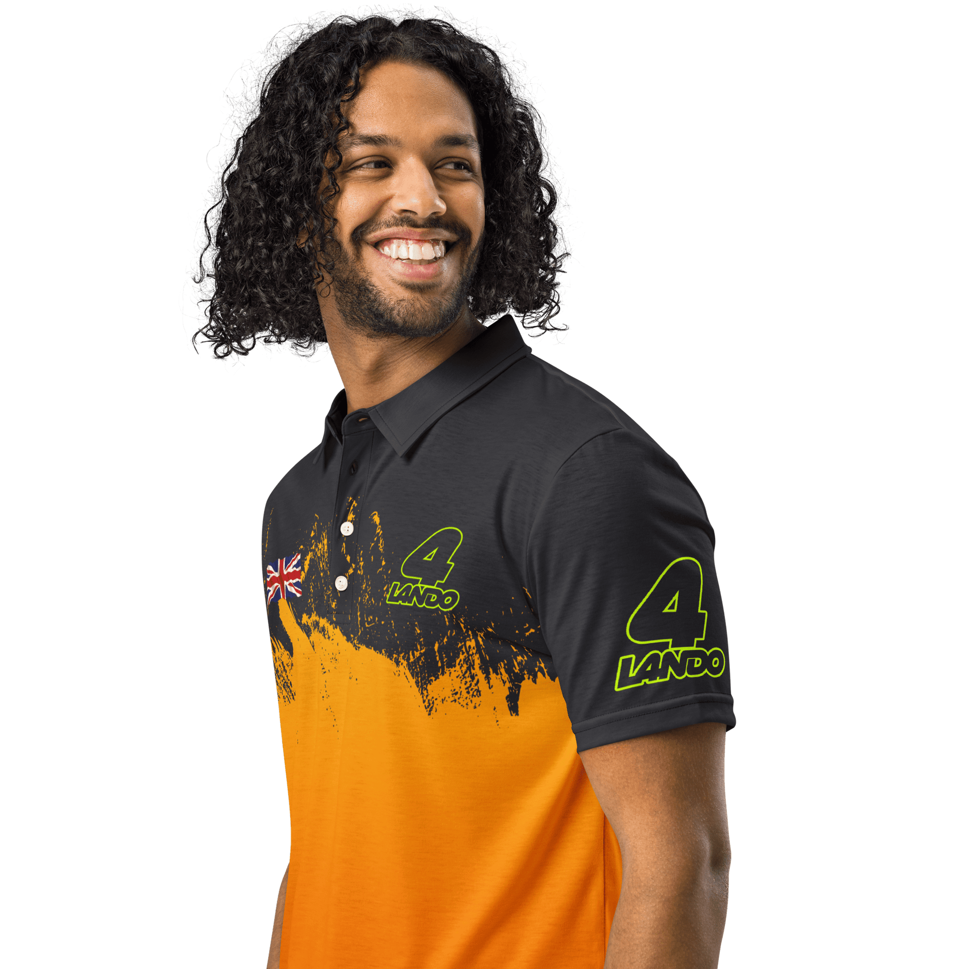 Lando Norris 4 Formula Racing Team Polo Shirt - Men's - Mooving Merch